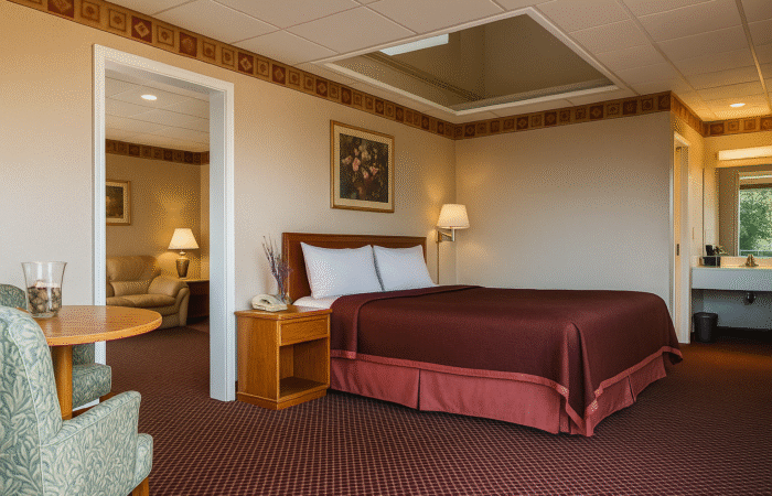Deluxe Room Afoordable Hotel Regeny Inn richmond